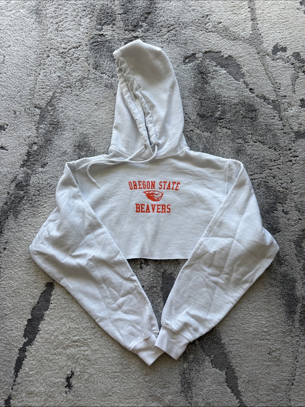 Oregon State Beavers Cropped Hoodie
